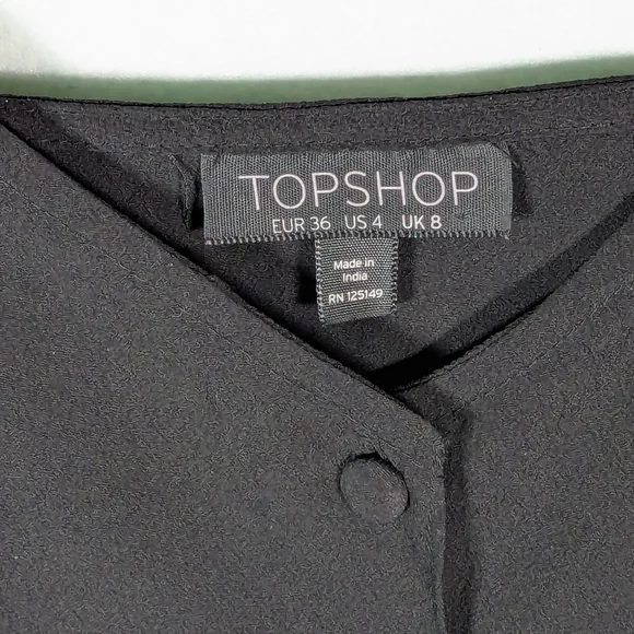 Topshop Floral Beaded Camisole Sz 4 - Picture 4 of 5